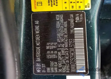 2012 Mini Cooper S Countryman z USA, uszkodzony, nr VIN WMWZC5C58CWL57153